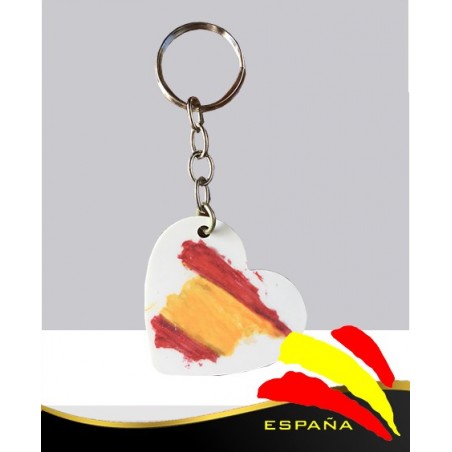 Llavero Corazón Sublimación España