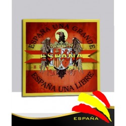 Cerámica Águila-Bandera 20x20 cm.