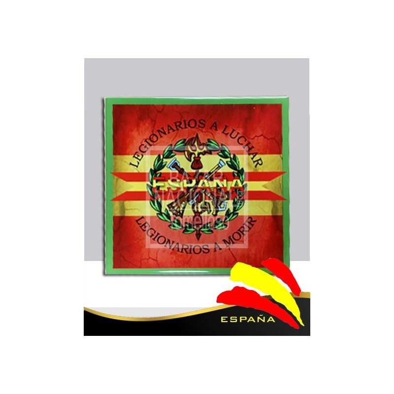Cerámica Legión-Bandera 20x20 cm.