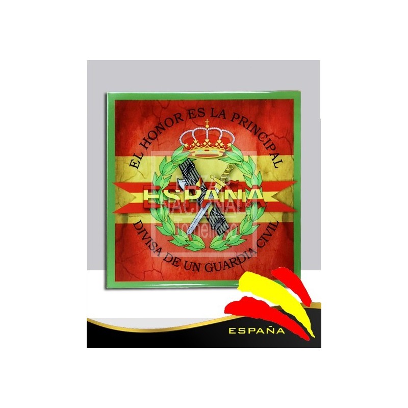 Cerámica G. Civil-Bandera 20x20 cm.