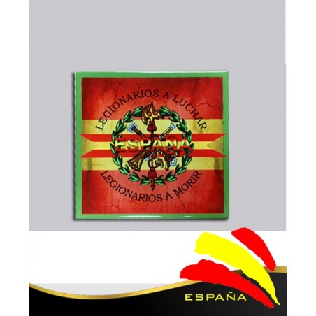 Cerámica Legión-Bandera 15x15 cm.