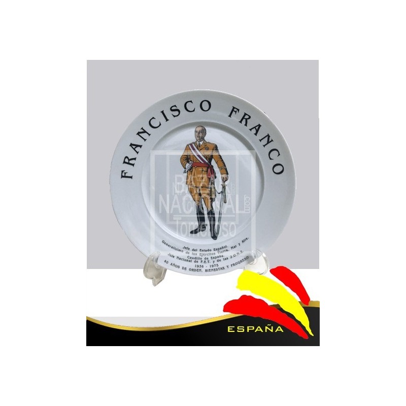 Plato Francisco Franco en Pie