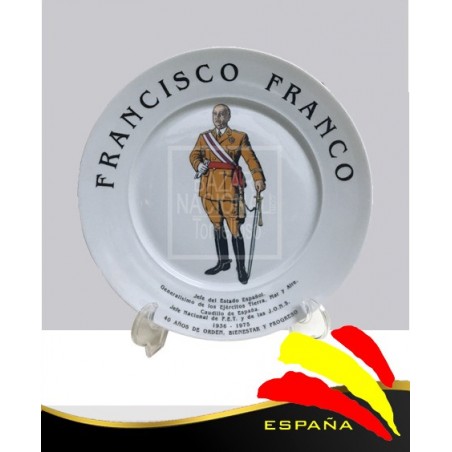 Plato Francisco Franco en Pie