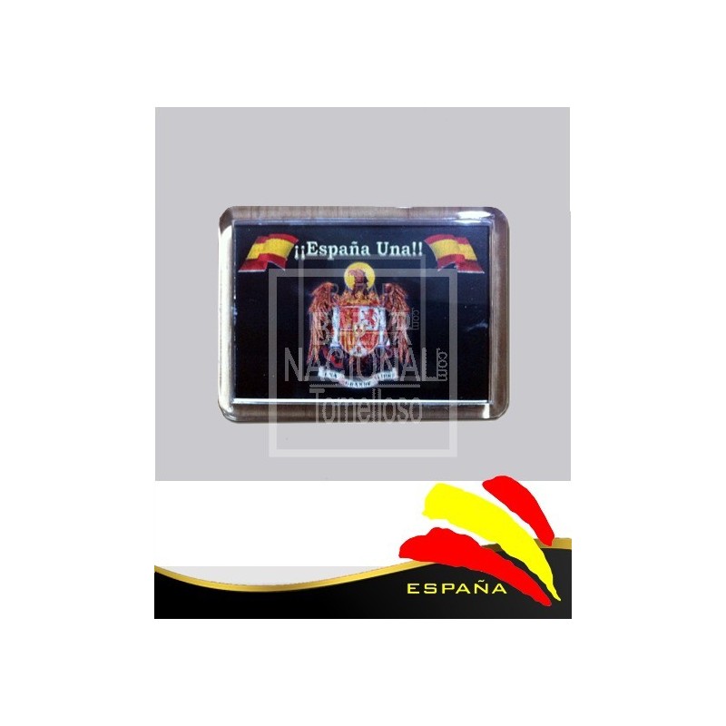 Imán Metacrilato Águila de San Juan Fondo Negro