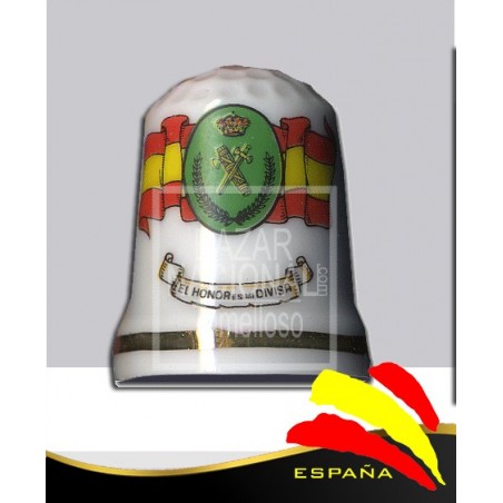 Dedal Porcelana Guardia Civil