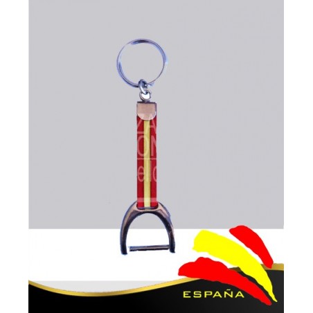 Llavero Estribo Bandera España