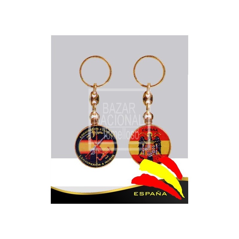 Llavero metálico Legión Española