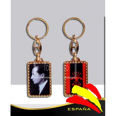 Llavero José Antonio Blanco y Negro