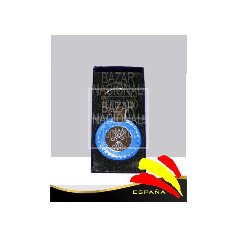 Llavero Piel Redondo Cinco Flechas