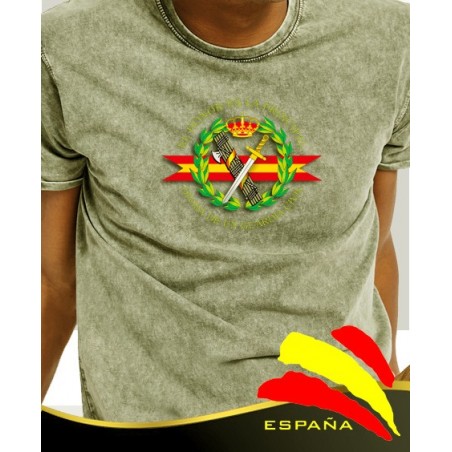 Camiseta degradada verde Guardia Civil Central