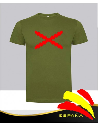 Camiseta Verde Cruz Borgoña Central