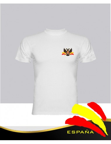 Camiseta Blanca Águila Bicéfala Bolsillo