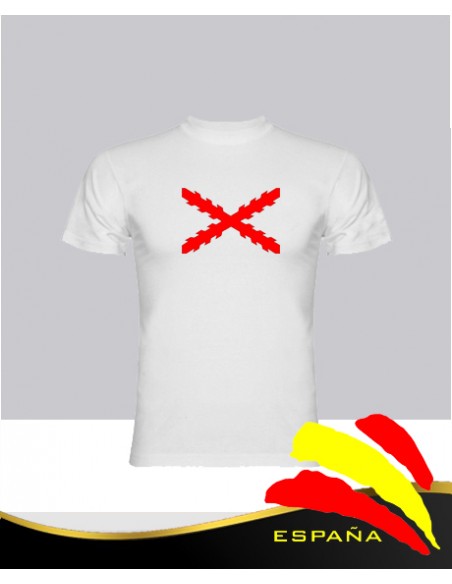 Camiseta Blanca Cruz de Borgoña Central