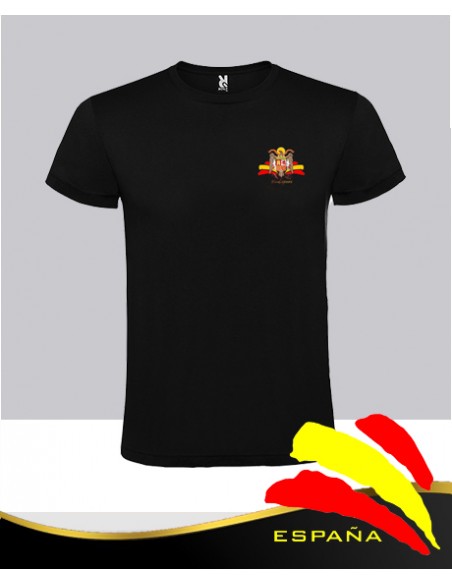 Camiseta Negra Águila 2 Bolsillo