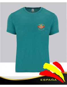 Camiseta Azul Verdoso Águila San Juan Bolsillo