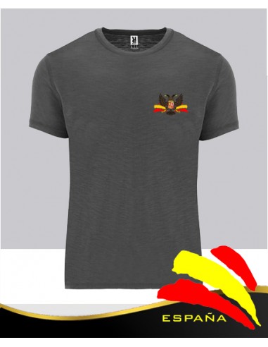 Camiseta Gris Águila Bicéfala Bolsillo