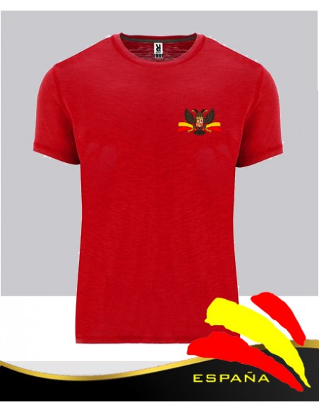 Camiseta Roja Águila Bicéfala Bolsillo