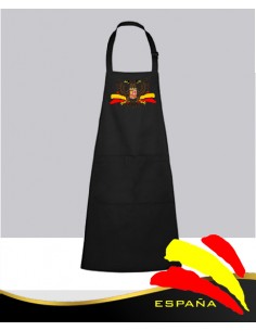 Delantal Negro Bicéfala