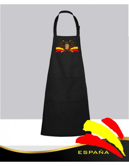 Delantal Negro Bicéfala