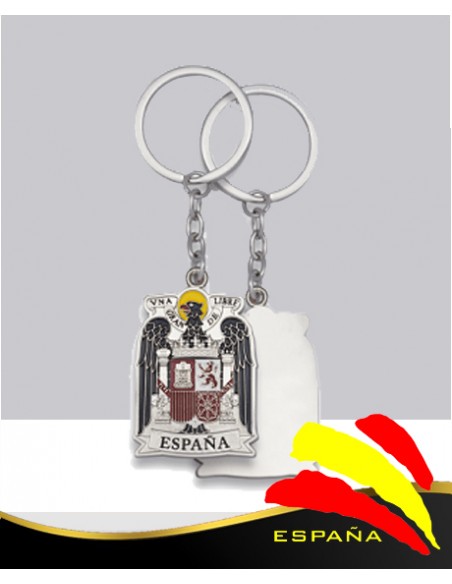 LLAVERO METÁLICO ÁGUILA SAN JUAN COLOR