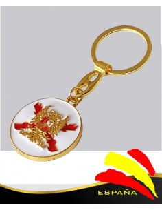 LLAVERO REDONDO ÁGUILA BICÉFALA