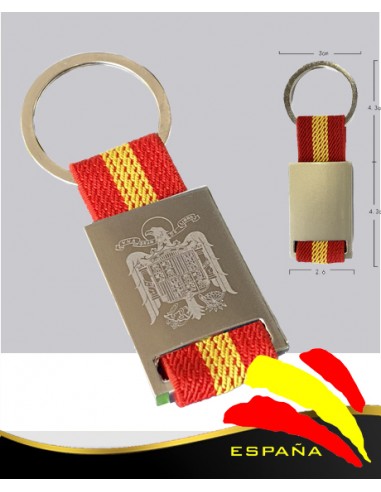 LLAVERO ÁGUILA LÁSER BANDERA ESPAÑA