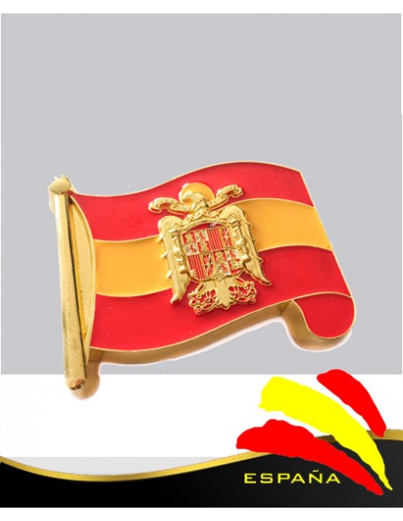 IMÁN METÁLICO BANDERA ESPAÑA ÁGUILA