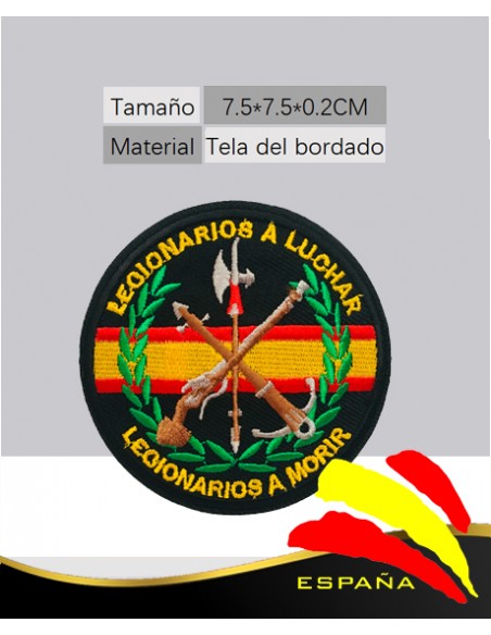 PARCHE REDONDO BORDADO LEGIÓN ESPAÑOLA