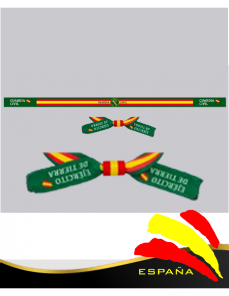 Pulsera Tela Bordada Guardia Civil