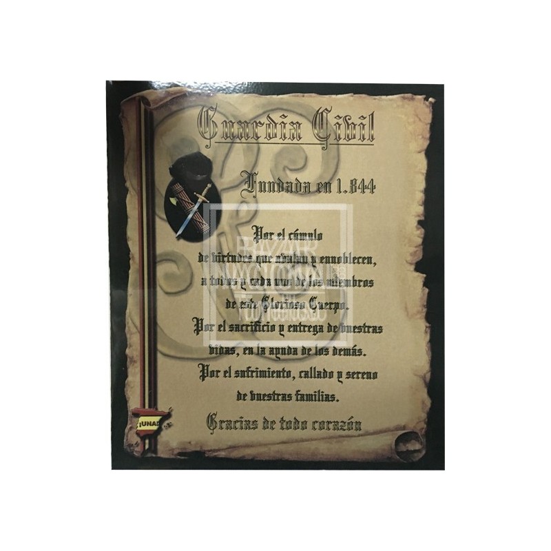 Cerámica Guardia Civil de España