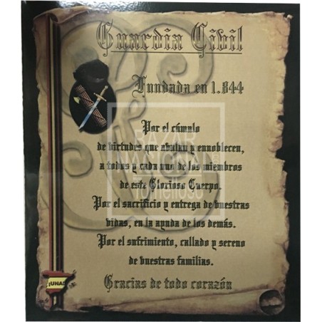 Cerámica Guardia Civil de España