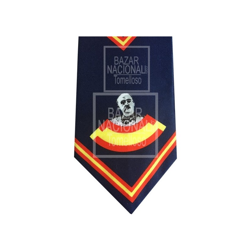 Corbata Azul Marino Francisco Franco