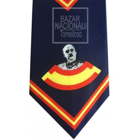 Corbata Azul Marino Francisco Franco