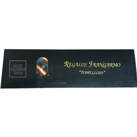 Corbata Azul Marino Francisco Franco en Oro