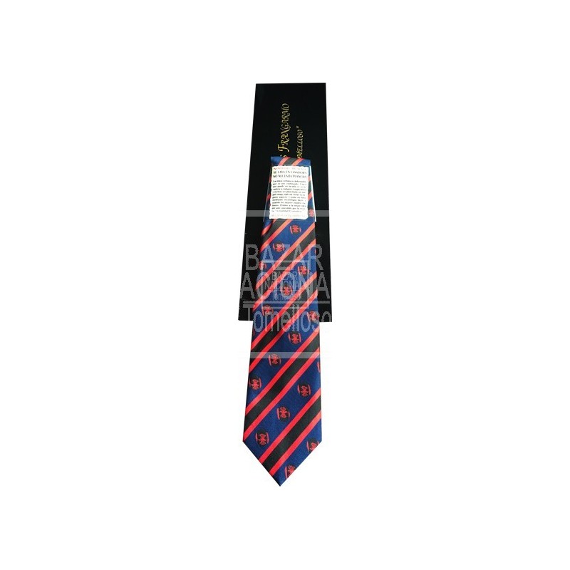 Corbata Azul Marino Cinco Flechas