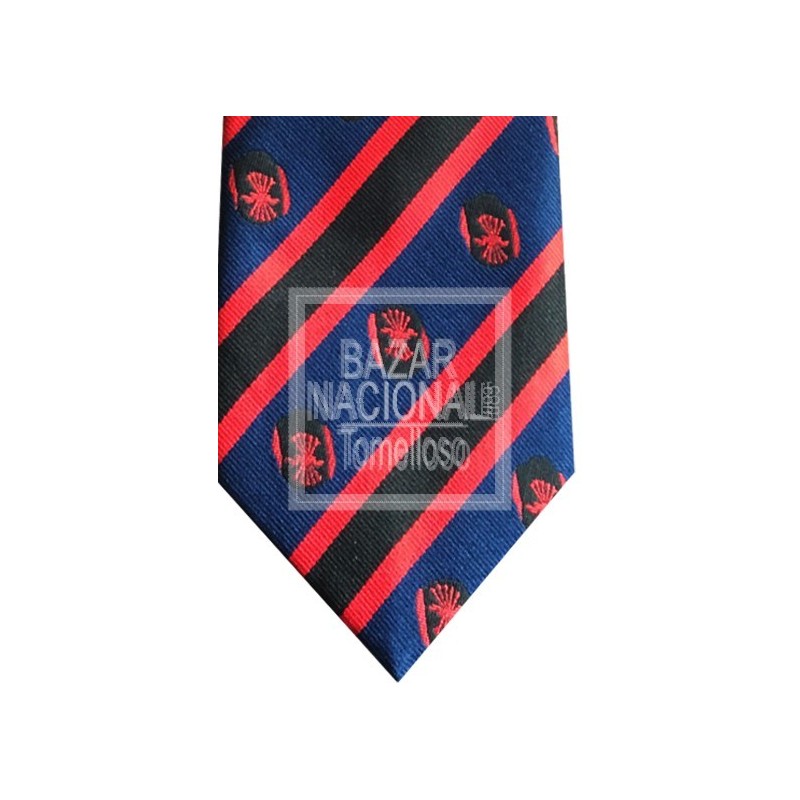 Corbata Azul Marino Cinco Flechas