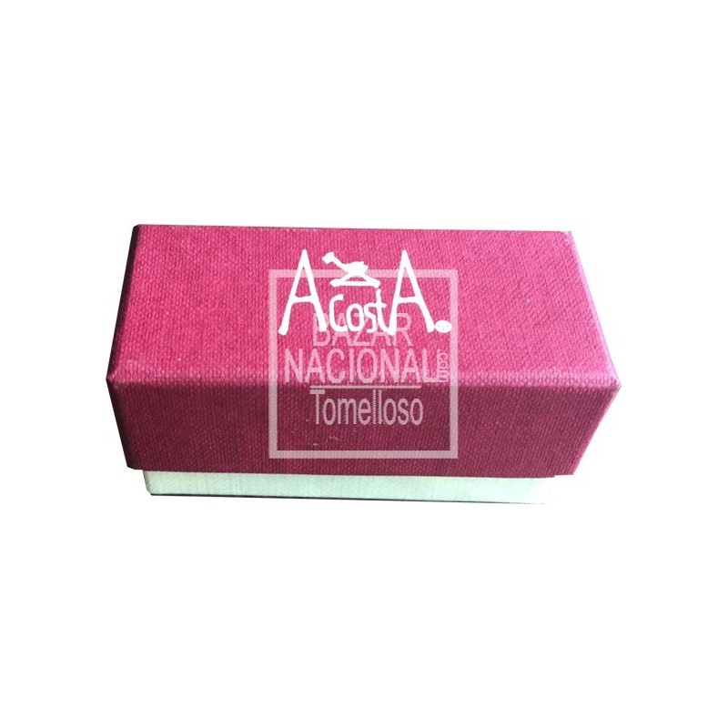 Gemelos Asta de Toro Bandera España Fondo Blanco