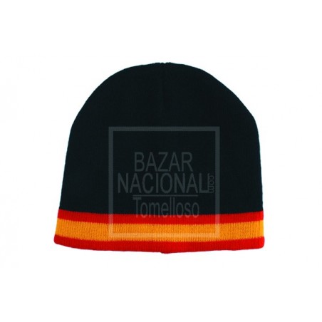 Gorro Azul Marino con Bandera España