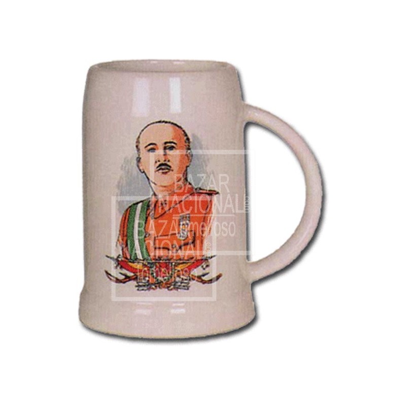 Jarra Francisco Franco Doble Imagen