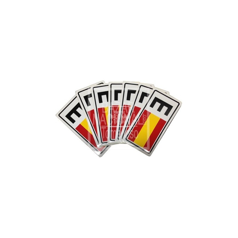 Adhesivos Bandera "E"