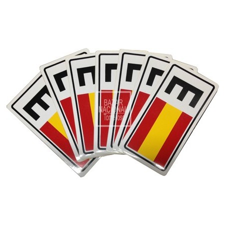 Adhesivos Bandera "E"